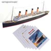 Springevensuper 1: 400 DIY Thủ Công Titanic Tàu Giấy 3D Bộ Mô Hình Đồ Chơi Springevensuper