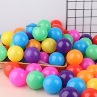 Springevensuper 50 / 100 Chiếc 7CM Bể Bơi Nước Sóng Đại Dương Bóng Màu Sắc Cho Bé Nhựa Bóng Bơi Trẻ Em Hố Có Vòng Bóng Rổ Nhà Chơi Lều Ngoài Trời Đồ Chơi Springevensuper