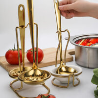 SpringF'lower Dọc Canh GÀU MÚC Giá Đỡ Thìa Còn Lại Thép Không Gỉ Dễ Dàng Tiếp Cận Dụng Cụ Nấu Ăn Đứng Cho Nhà Bếp Nồi Lẩu