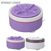 SpringF'lower Máy Giặt Mini Turbo Hẹn Giờ Có Thể Điều Chỉnh Đa Năng Di Động Dùng Cho Quần Áo Nhỏ Rửa Bát Hoa Quả