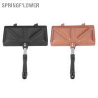 SpringF'lower Nóng Làm Bánh Sandwich Hợp Kim Nhôm Hot Dog Máy Nướng Mì 2 Mặt Chảo Chiên