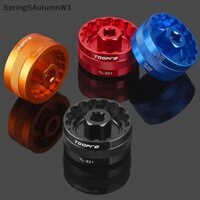 [Springsautumnw1] Tay áo trung tâm năm chiều hai mặt dành cho xe đạp 5 trong 1 Đáy đa chức năng BB Công cụ lắp đặt và tháo trục trung tâm Boutique