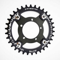 Sprocket Thép Xe Không Gỉ   Cấp 104Bcd 1Pc 32T/34T/36T/38T Phụ Tùng Xe Đạp Điện