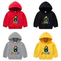 Sprunki Happy Mr Vui Đầu Máy Tính Trẻ Em Bộ Hoạt Hình top Quần cotton Thường Ngày Bộ Thể Thao