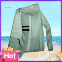 Spvpz Ice Silk Thin Coat Fishing Outerwear Áo khoác chống nắng nhẹ dành cho nam có mũ trùm đầu cho hoạt động ngoài trời Áo khoác câu cá thoáng khí có bảo vệ tia cực tím 360 độ