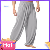 Spvpz Nam Màu Trơn Baggy Quần Bụng Khiêu Vũ Yoga Harem Quần Slacks