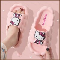 Sq2 Sanrio Kuromi Hello Kitty dép hoạt hình dép dễ thương DIY Chống trượt Sàn phòng ngủ QS2