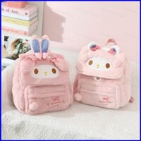 Sq3 My Melody Cartoon Ba lô đi học tiểu học Nhẹ Dung tích lớn Túi đi học cho bé gái