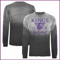 Sq4 NBA Sacramento Kings Sportiqe Unisex Mohave Áo thun dài tay chống nắng màu đen Plus Size