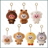 Sq5 Dễ Thương BTS BT21 Sang Trọng Mặt Dây Chuyền Quà Tặng Cho Bạn Gái Ba Lô Trang Trí Móc Khóa Đồ Chơi nhồi bông Bộ Sưu Tập QS5