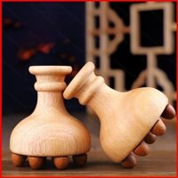 Sqt 12 Hạt Bàn Chải Kinh Tuyến Bằng Gỗ Bàn Chải Massage Bụng Đa Năng Cho Toàn Thân Quà Tặng Cho Cha Mẹ