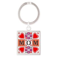Square Keychain Mother's Day I Love Mom
