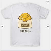 Squid Game 2 TV show đồ họa Áo thun ngắn tay cổ chữ O 100% cotton dành cho nam