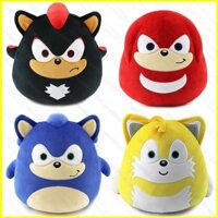 Squishmallows Siêu Sonic Sang Trọng Đồ Chơi Sonic Knuckles Đuôi Búp Bê Nhồi Bông Quà Tặng Cho Trẻ Em Trang Trí Nhà Đồ Chơi Cho Trẻ Em
