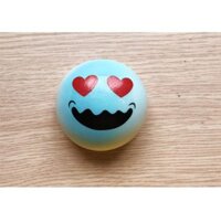 Squishy bánh bao xanh mắt trái tim SQUISHY100H