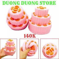 SQUISHY BÁNH KEM CAM TƯƠI 3 TẦNG hanhshop21