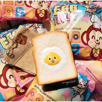 Squishy chính hãng punimaru bánh mì nướng trứng cheeki