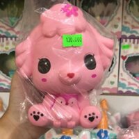 Squishy cún hồng cute ( có bao bì ) bán nốt nghỉ