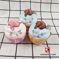 Squishy cupcake chibi KÈM BAO BÌ