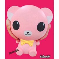 SQUISHY GẤU MISA ĐEO NƠ KHỔNG LỒ MÀU HỒNG - ĐẠI KHỔNG LỒ HÀNG CHÍNH HÃNG SIÊU DỄ THƯƠNG