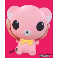 SQUISHY GẤU MISA ĐEO NƠ to lớn MÀU HỒNG - ĐẠI to lớn sản phẩm chính hãng SIÊU DỄ THƯƠNG