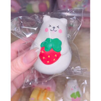 Squishy gấu ôm dâu Ibloom (df)