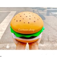 Squishy hamburger jumbo size 30cm có bao bì