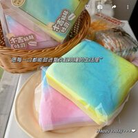 Squishy Màu Bánh Mì Nướng Bóp Chậm Phục Hồi Đồ Chơi Silica Gel Đồ Chơi Giảm Căng Thẳng Chanh Dâu Bạc Hà Quà Tặng Cho Trẻ Em