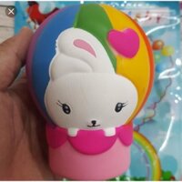 Squishy thỏ kinh khí cầu