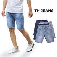 [SR800] Quần Jean Nam Short Rách Thời Trang, Co Giãn Tốt, Bền Màu -TH.Jeans