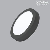 SRPLB-24V (Đèn led panel tròn nổi viền đen 24W vàng)