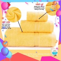 ss COMBO 3 KHĂN TẮM, KHĂN LAU ĐẦU KHĂN RỬA MẶT, HÀNG CAO CẤP 100% COTTON DÙNG TRONG GIA ĐÌNH KHÁCH SẠN QUÀ TẶNG