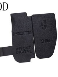 [SS originality]
 Dc In/Video Out Cửa Cao Su Nắp Đáy Bộ Cho Canon Eos 5d 6d 7d 5d3 600d 70d 400d 45