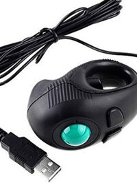[SS originality]
 Ergonomic Handheld Trackball Mouse Wired Mini USB Portable Finger Travel Computer