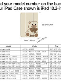 [SS originality]
 Gấu bông đầy màu sắc Vỏ Ốp ipad 9th thế hệ 10.2 inch air4/5 9.7 iPad Pro11/12.9 m