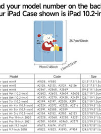 [SS originality]
 Gấu Trắng đầy màu sắc Vỏ ốp iPad thế hệ thứ 9 10.2 inch air4/5 9.7 iPad Pro11/12.