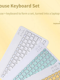 [SS originality]
 Macaron Mini Di Động 10 Inch Bàn Phím Bluetooth Không Dây Mỏng Laptop Di Động Điệ