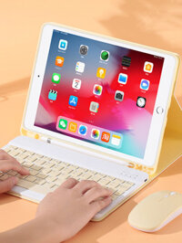 [SS originality]
 Ốp iPad GOOJODOQ, Với Chuột Bàn Phím Cho iPad 10.2 2019 2020 7 8 iPad 9.7 5 6 Ốp