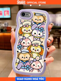 [SS originality] Ốp lưng Iphone 6S/6 Plus/7G/8G/X/Xs/11/12/...trong cạnh gợn sóng hình ??Nhiều Gấu