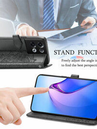 [SS originality]
 Reno 8 Lite 8Z 5G Leather Book Case 3D Mandala Wallet Card Holder Shell for OPPO