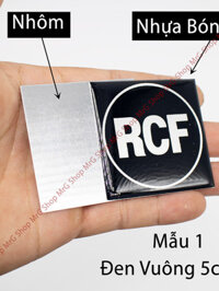 [SS originality] Tem Loa RCF 5cm, giá 2 tem (1 đôi) MrG | tem dán thùng loa rcf, logo rcf, chữ rcf,