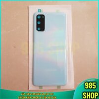 SS S20 Nắp Lưng Samsung Galaxy S20 Có Cụm Kính Camera Và Sẵn Keo Dán - 985 Shop