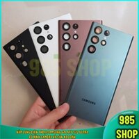 SS S22 Ultra Nắp Lưng Điện Thoại Samsung Galaxy S22 Ultra Có Kính Camera Và Sẵn Keo Dán -  985 Shop