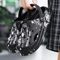 Ss24 Mùa Hè Nam Đi Biển Thoáng Khí Sân Vườn Người Nữ Dép In Dép Chống Trơn Trượt Nền Mềm EVA