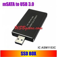 SSD BOX MSATA TO USB 3.0 CONVERTER ADAPTER K-TECH ASM1153E