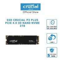 SSD CRUCIAL P3 Plus NVMe 2000GB  CT2000P3PSSD8 - HÀNG CHÍNH HÃNG