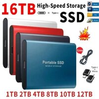 Ssd di động 1TB / 2TB Ổ cứng thể rắn gắn ngoài USB 3.0 / Type-C Thiết bị lưu trữ tốc độ cao cho máy tính xách tay / Máy tính để bàn / Mac / Điện thoại