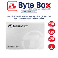 SSD gắn trong Transcend SSD220S 120GB / 240GB 2.5" SATA III upto 550MB/s - Bảo hành 3 năm