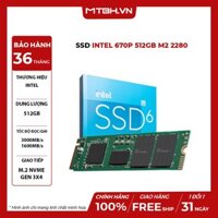 SSD Intel 670P 512GB M2 2280 PCIe NVMe Gen 3×4