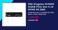 SSD Kingston KC3000 512GB PCIe Gen 4 x4 NVME M2 2280 (Black - Outlet, Nhập khẩu)